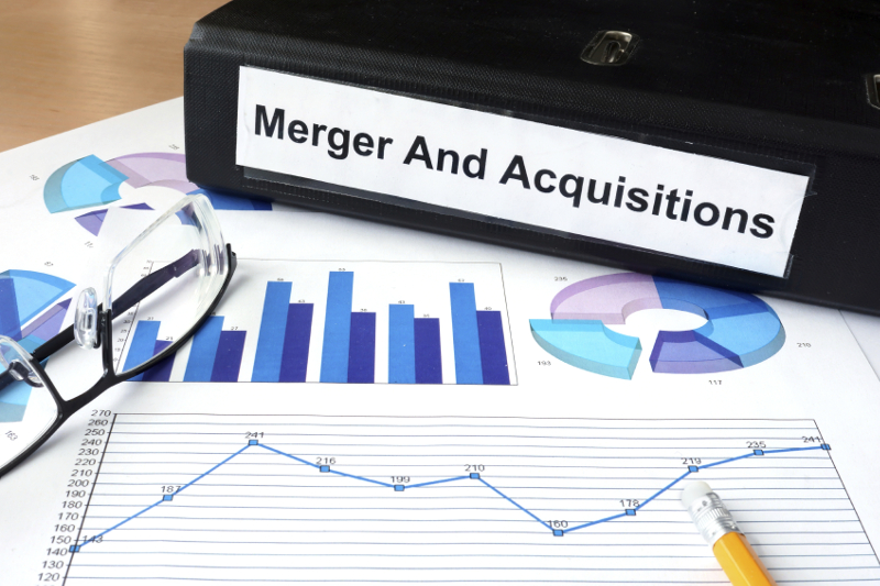 Merger and Acquisition and financial graphs