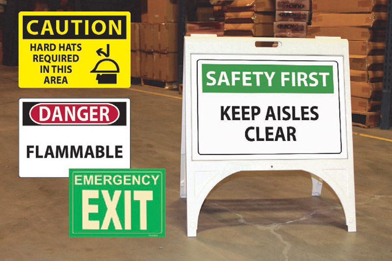 Safety signs, Visual Workplace Inc.