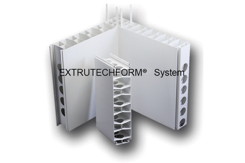 Concrete form, Extrutech Plastics Inc.