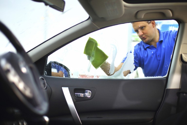 Auto glass cleaning tools and techniques Professional Carwashing & Detailing