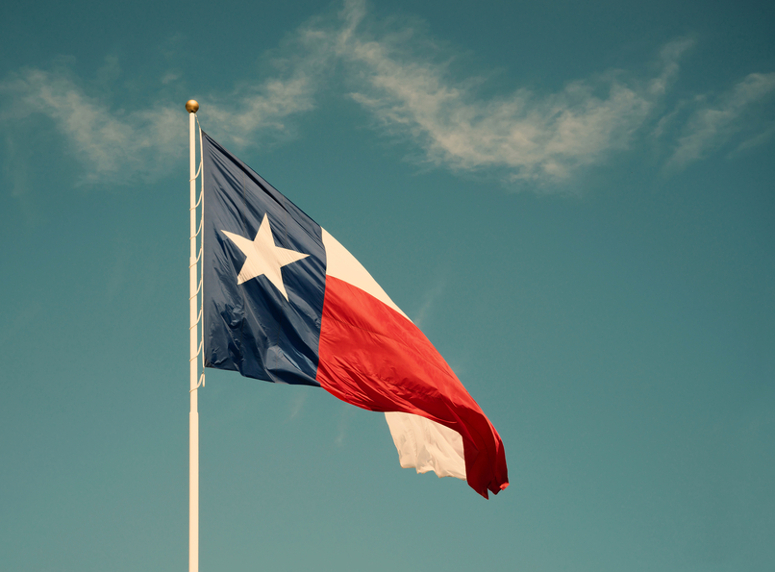 Texas, flag, south, waving, flagpole, Texas state flag, cloud, sky, day.