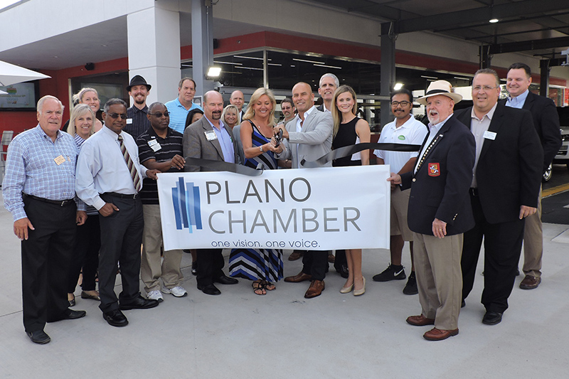 TradeMark Car Wash, Plano Chamber of Commerce, ribbon-cutting, grand opening