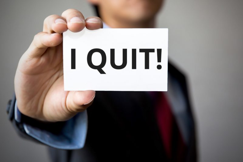 employee, quit, employee retention, i quit, sign, employee turnover