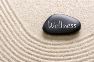 wellness, employee wellness, zen garden, sand, stone, mental health,