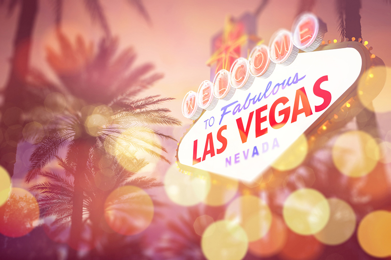 Las Vegas, sign, The Car Wash Show, palm trees, lights