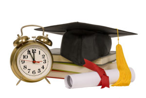 clock, diploma, education, certification, time, books