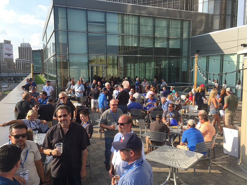 A welcome reception was hosted at The Volt Bar/Patio.