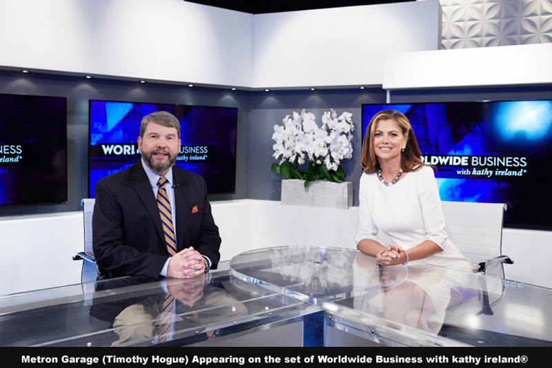 Metron Garage / Modernwash Appearing on the set of Worldwide Business with kathy ireland®