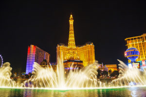 Las Vegas, Bellagio fountains, shows