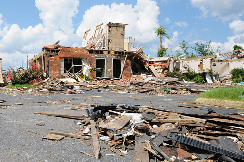insurance, tornado damage, hurricane, wreck, building