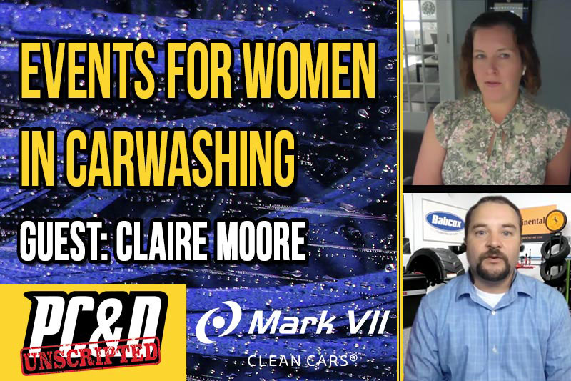 women in carwashing, claire moore