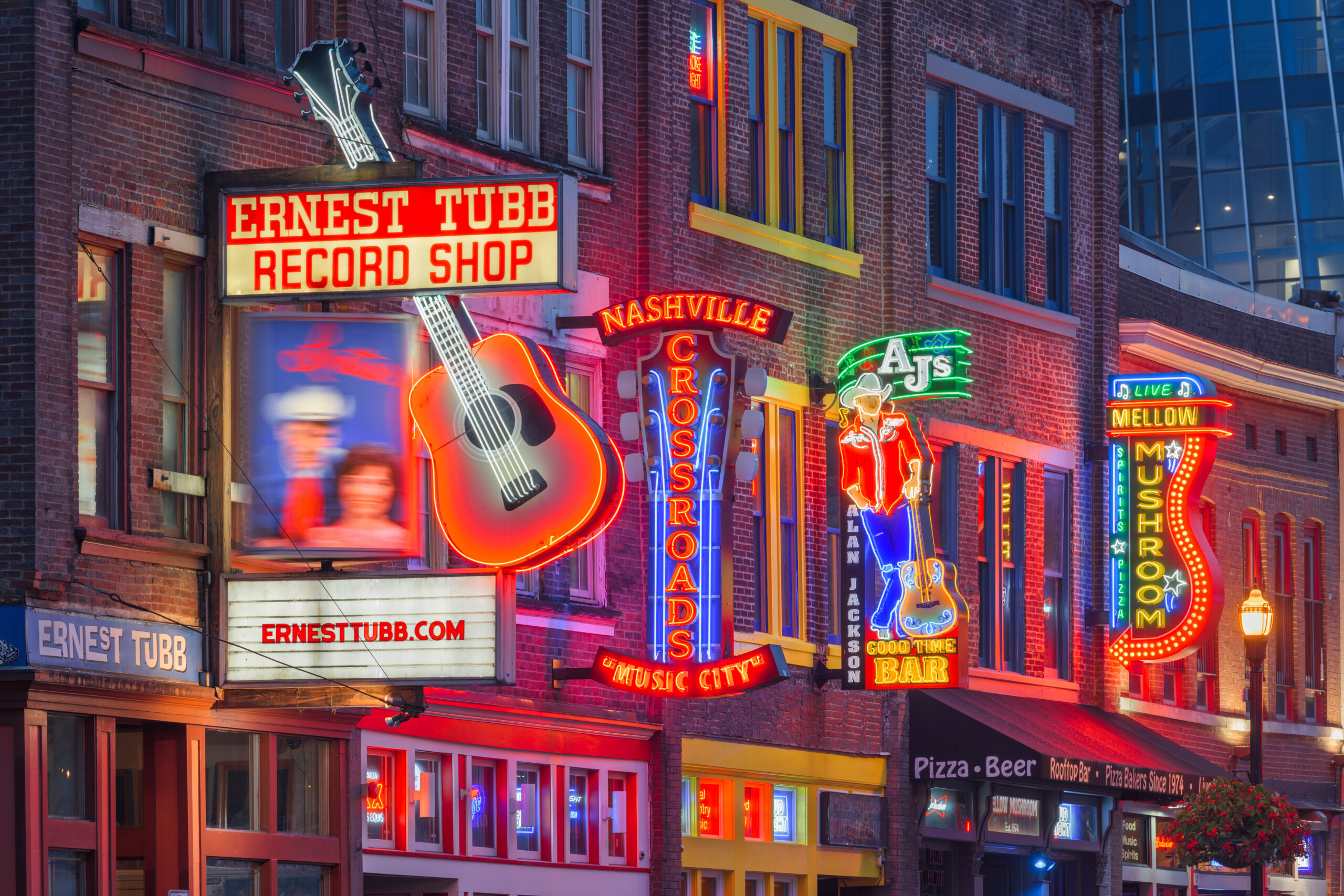 Lower Broadway, Nashville, TN, USA