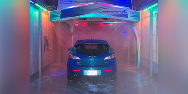 OPW Vehicle Wash Solutions LaserGlow Arch option