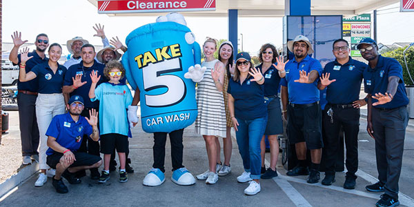 $1 million donation from Take 5 Oil Change and Take 5 Car Wash