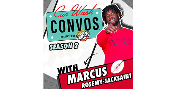 ZIPS Car Wash recently unveiled its third episode of Car Wash Convos, which features Marcus Rosemy-Jacksaint, University of Georgia wide receiver