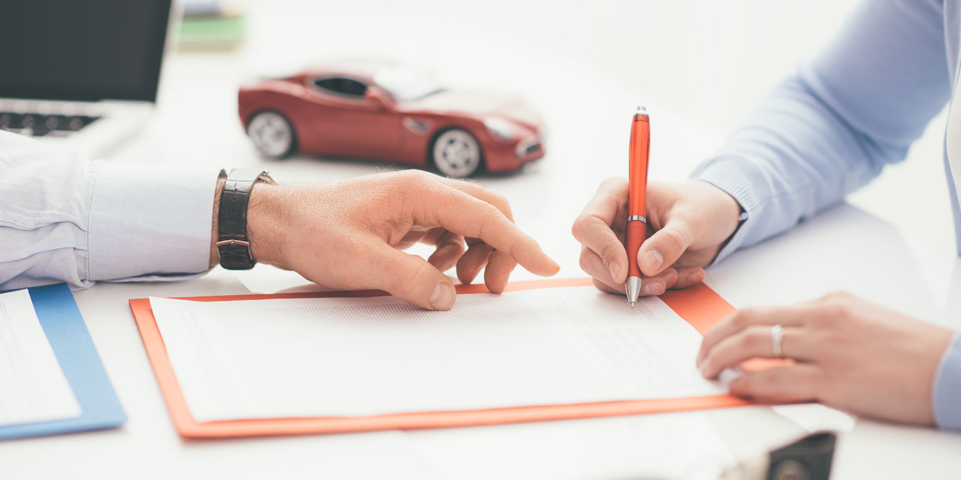 signing car insurance