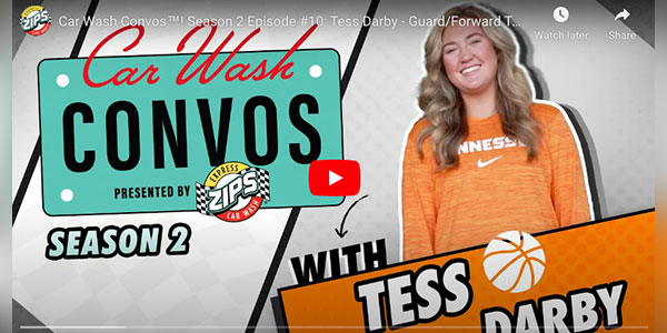 University of Tennessee’s Darby featured in ZIPS Car Wash Convos