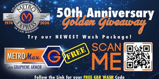 Metro Express celebrates 50 years with golden giveaway 