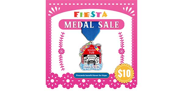Select Wash Tub locations now offering 2024 Fiesta medals for sale