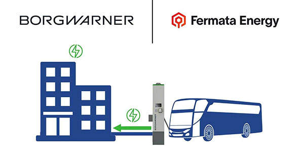 Fermata Energy, BorgWarner partner on bidirectional EV charging