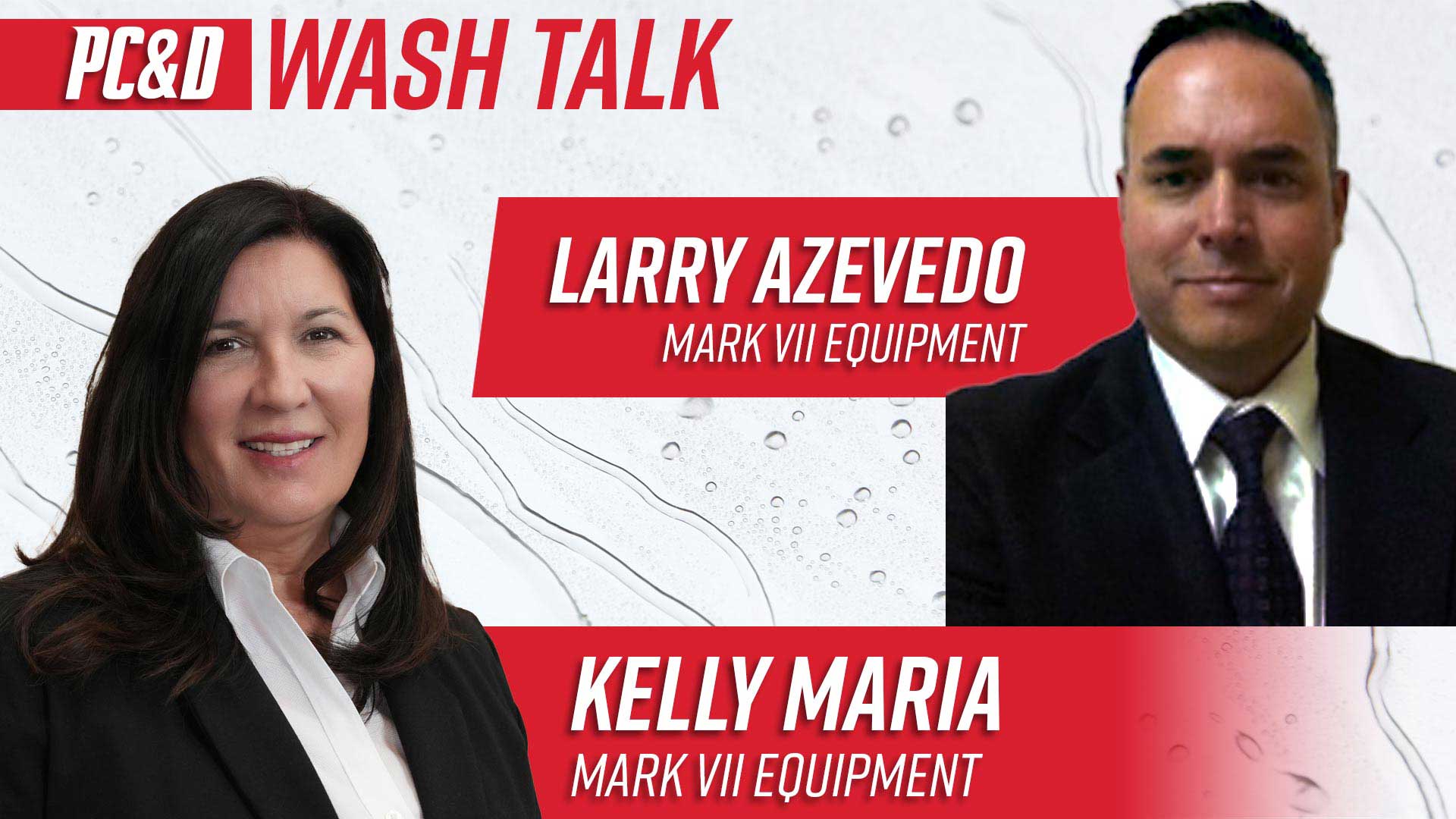 Kelly Maria, vice president of chemical and service operations, and Larry Azevedo, operations manager, of Mark VII Equipment.